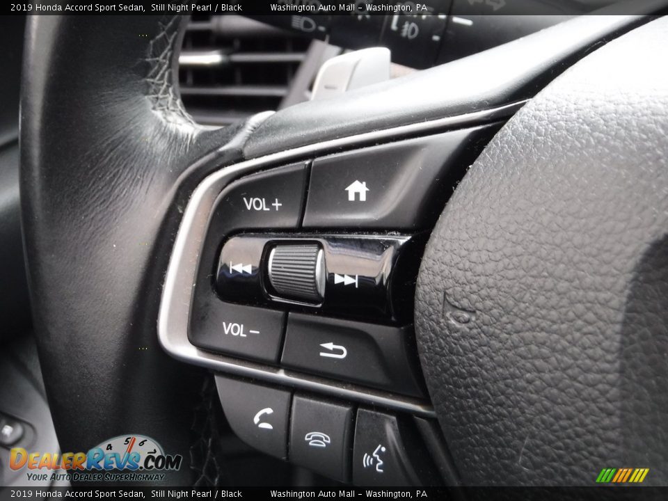 2019 Honda Accord Sport Sedan Still Night Pearl / Black Photo #21