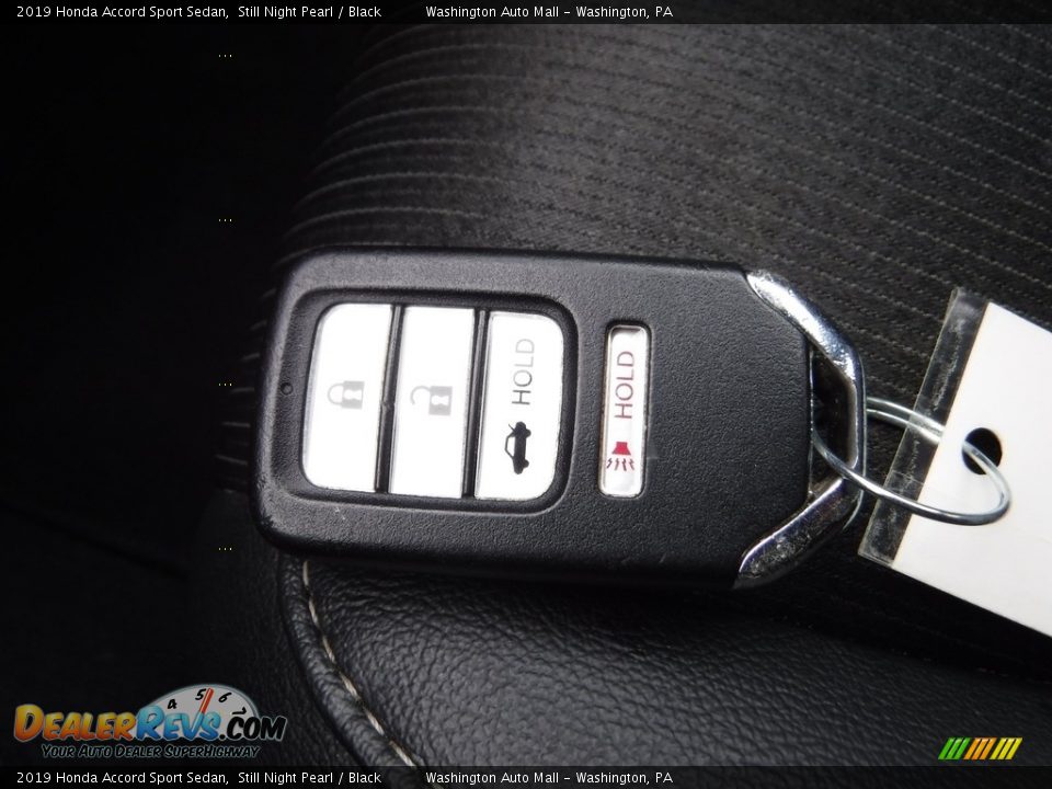 2019 Honda Accord Sport Sedan Still Night Pearl / Black Photo #27