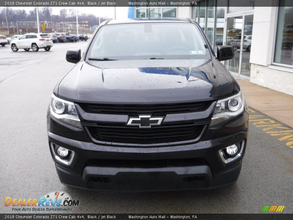 2018 Chevrolet Colorado Z71 Crew Cab 4x4 Black / Jet Black Photo #4