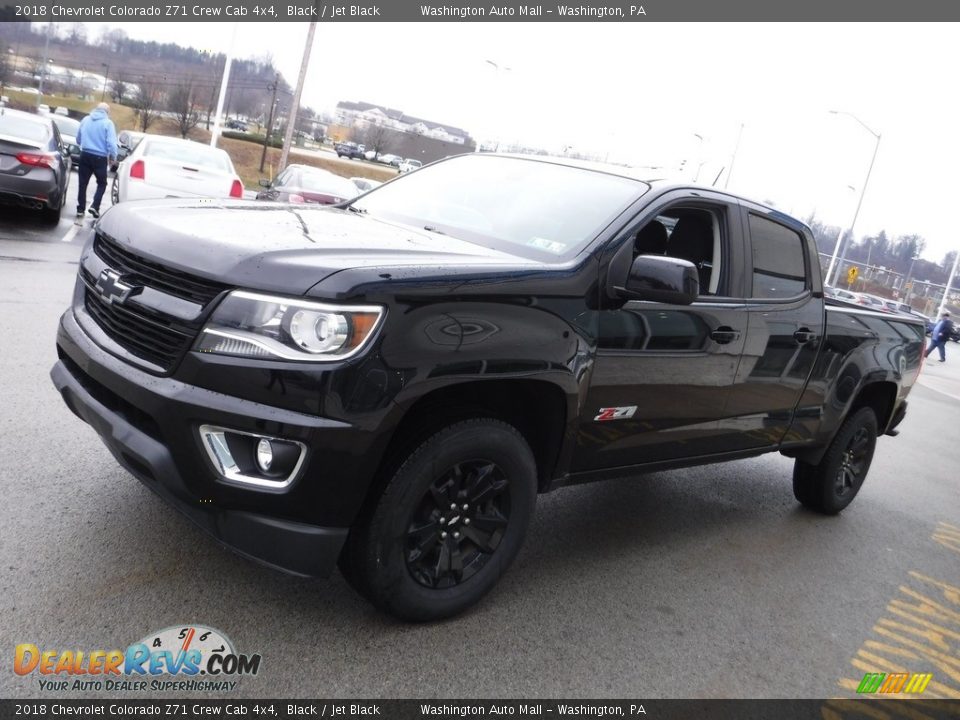 2018 Chevrolet Colorado Z71 Crew Cab 4x4 Black / Jet Black Photo #5