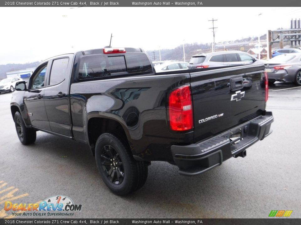 2018 Chevrolet Colorado Z71 Crew Cab 4x4 Black / Jet Black Photo #6