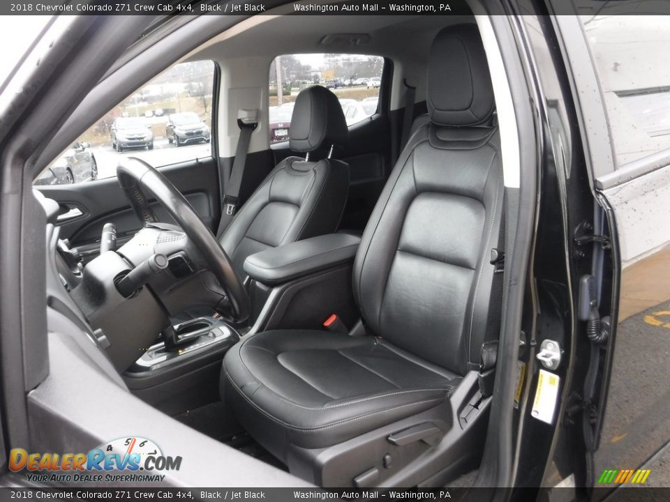 2018 Chevrolet Colorado Z71 Crew Cab 4x4 Black / Jet Black Photo #15
