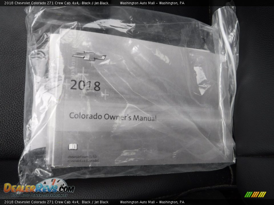 2018 Chevrolet Colorado Z71 Crew Cab 4x4 Black / Jet Black Photo #28