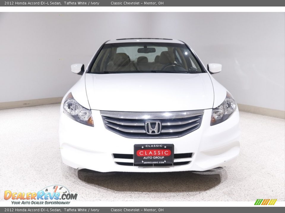 2012 Honda Accord EX-L Sedan Taffeta White / Ivory Photo #2