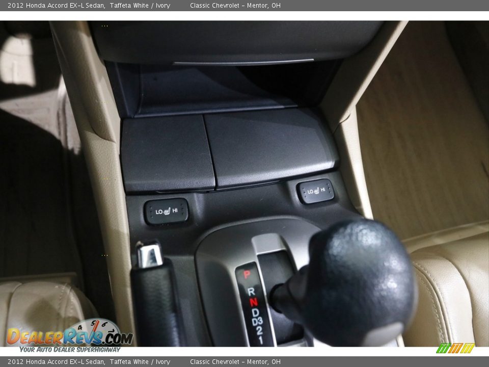 2012 Honda Accord EX-L Sedan Taffeta White / Ivory Photo #13