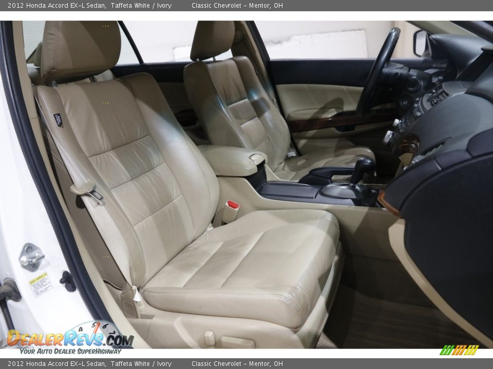 2012 Honda Accord EX-L Sedan Taffeta White / Ivory Photo #14