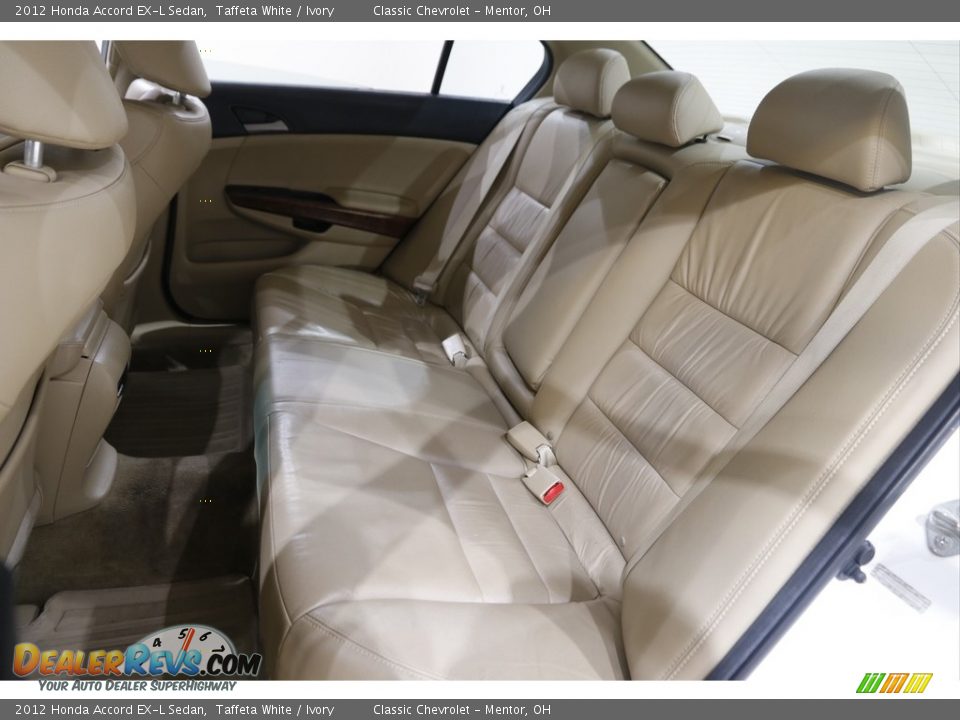 2012 Honda Accord EX-L Sedan Taffeta White / Ivory Photo #16