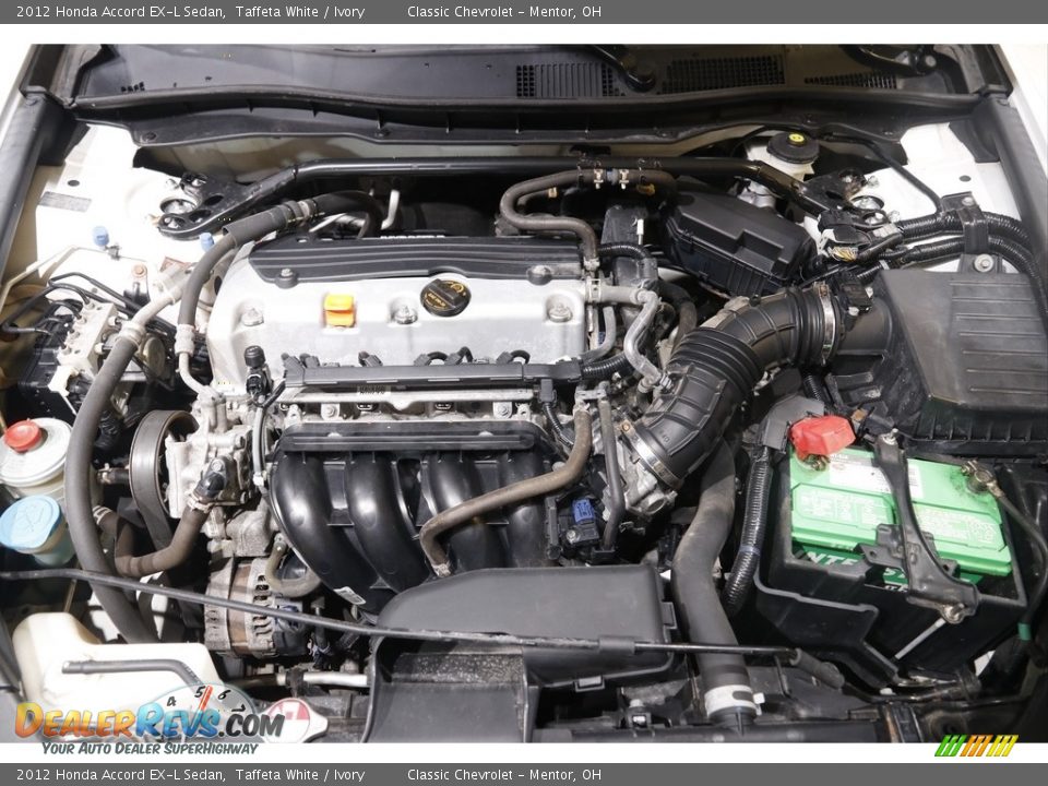 2012 Honda Accord EX-L Sedan Taffeta White / Ivory Photo #18