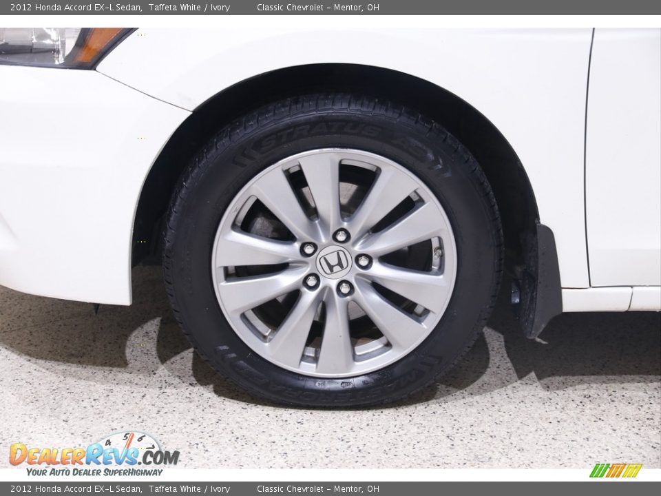 2012 Honda Accord EX-L Sedan Taffeta White / Ivory Photo #19