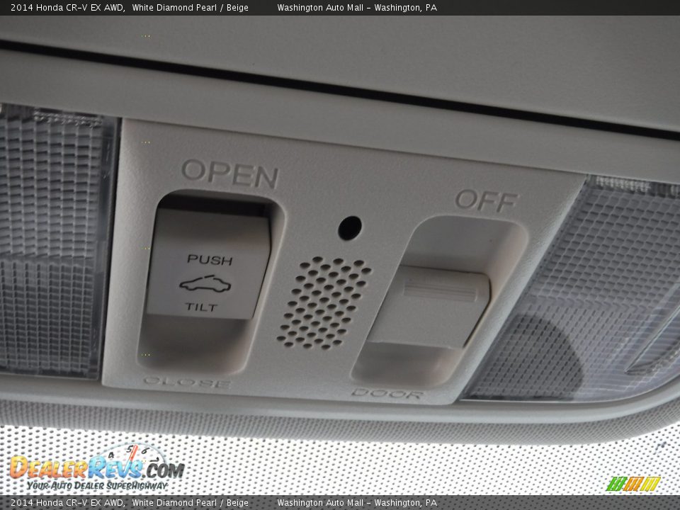 2014 Honda CR-V EX AWD White Diamond Pearl / Beige Photo #22