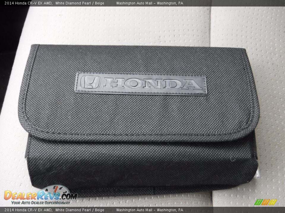 2014 Honda CR-V EX AWD White Diamond Pearl / Beige Photo #27