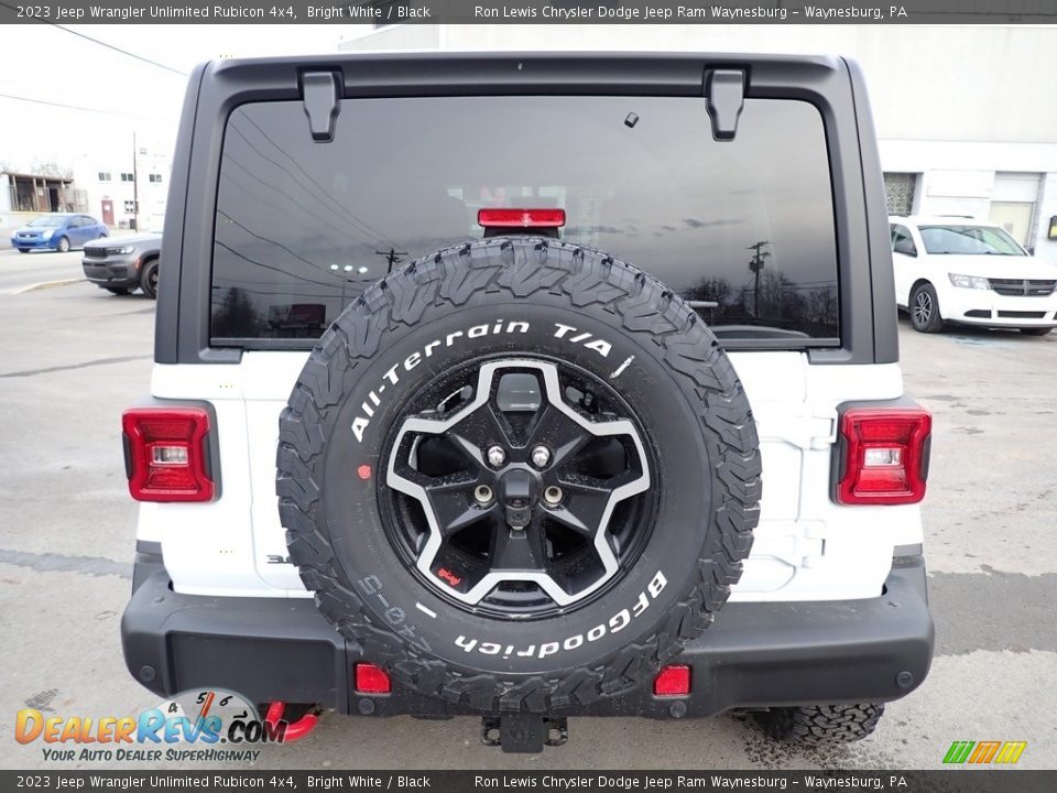 2023 Jeep Wrangler Unlimited Rubicon 4x4 Bright White / Black Photo #4