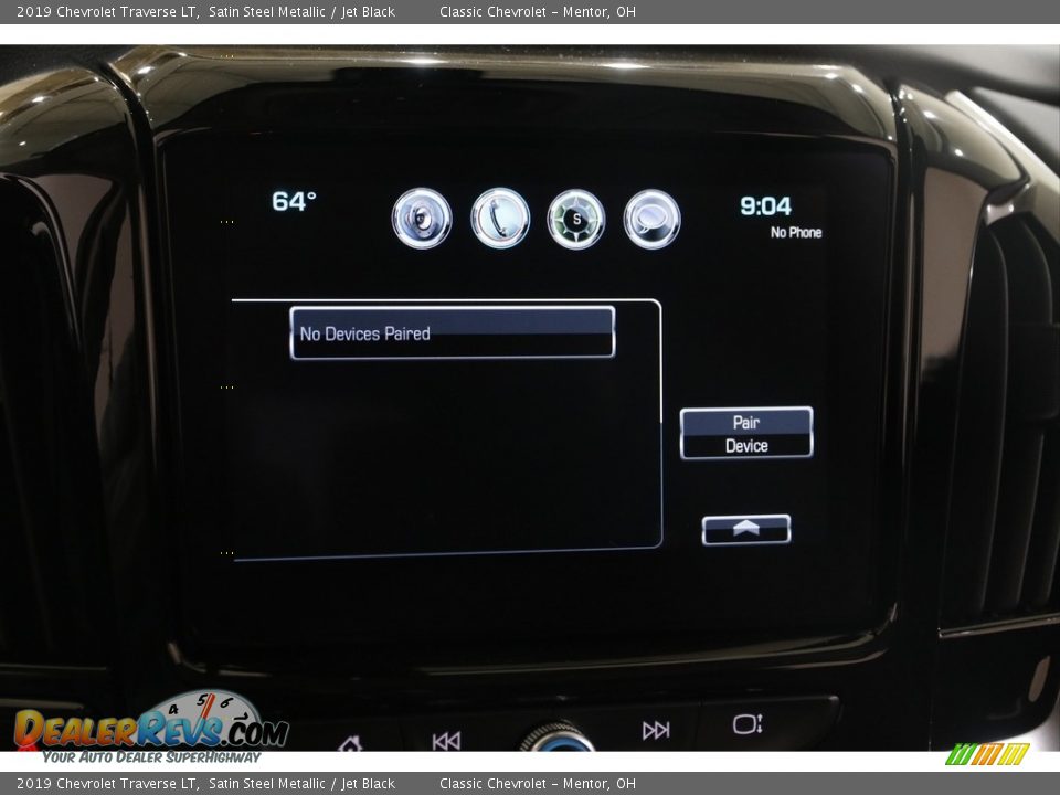 2019 Chevrolet Traverse LT Satin Steel Metallic / Jet Black Photo #11