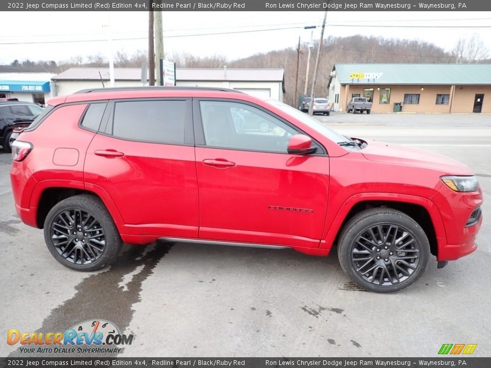 2022 Jeep Compass Limited (Red) Edition 4x4 Redline Pearl / Black/Ruby Red Photo #7
