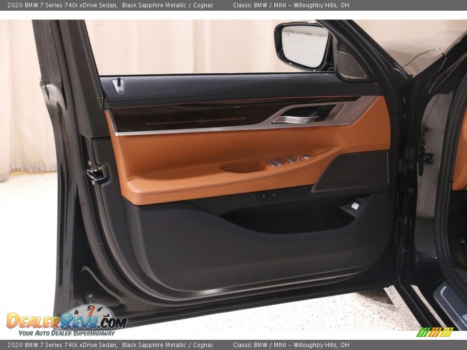 2020 BMW 7 Series 740i xDrive Sedan Black Sapphire Metallic / Cognac Photo #4