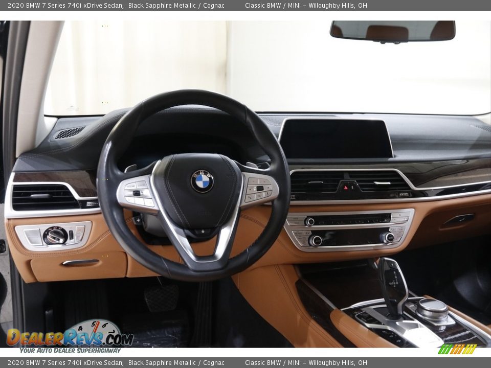 2020 BMW 7 Series 740i xDrive Sedan Black Sapphire Metallic / Cognac Photo #6