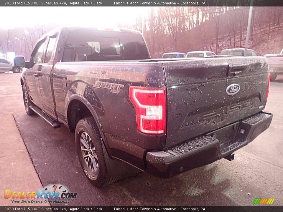 2020 Ford F150 XLT SuperCab 4x4 Agate Black / Black Photo #4