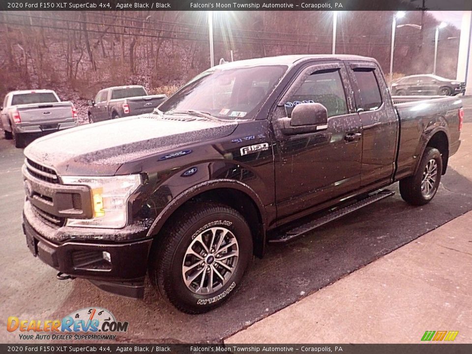 2020 Ford F150 XLT SuperCab 4x4 Agate Black / Black Photo #6