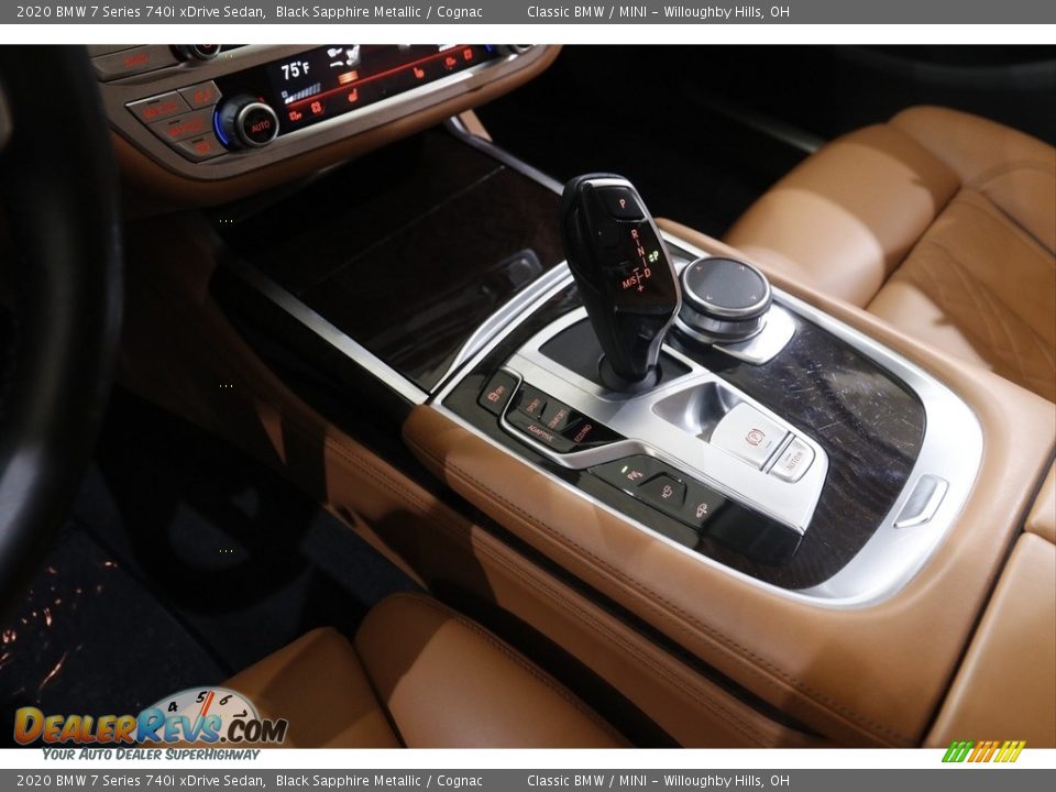 2020 BMW 7 Series 740i xDrive Sedan Black Sapphire Metallic / Cognac Photo #15
