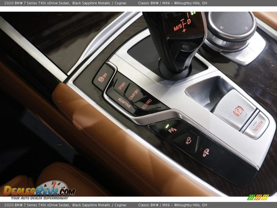 2020 BMW 7 Series 740i xDrive Sedan Black Sapphire Metallic / Cognac Photo #17