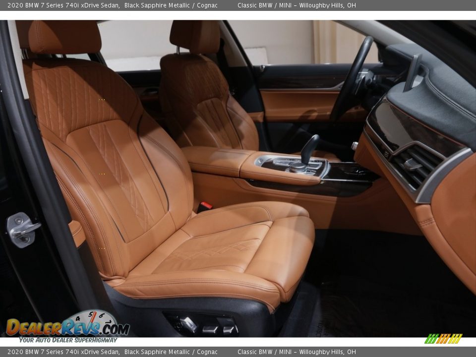 2020 BMW 7 Series 740i xDrive Sedan Black Sapphire Metallic / Cognac Photo #19