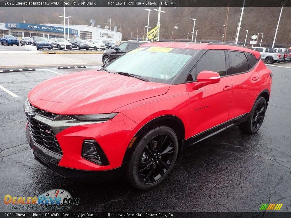 2021 Chevrolet Blazer RS AWD Red Hot / Jet Black Photo #4