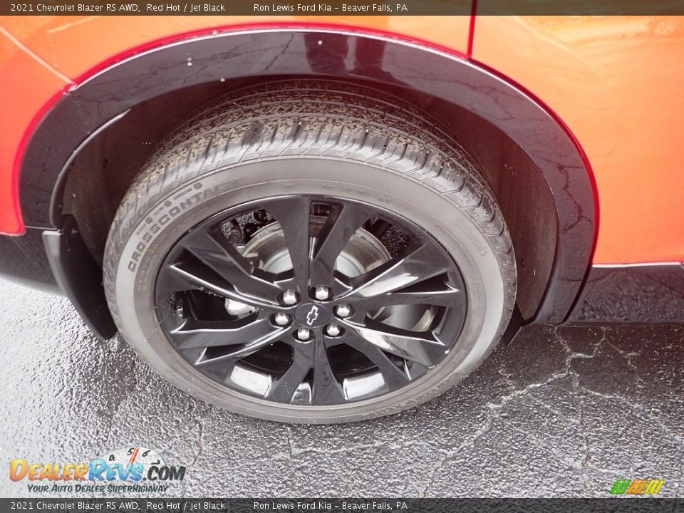 2021 Chevrolet Blazer RS AWD Red Hot / Jet Black Photo #9