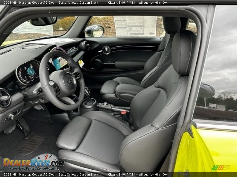 Carbon Black Interior - 2023 Mini Hardtop Cooper S 2 Door Photo #5