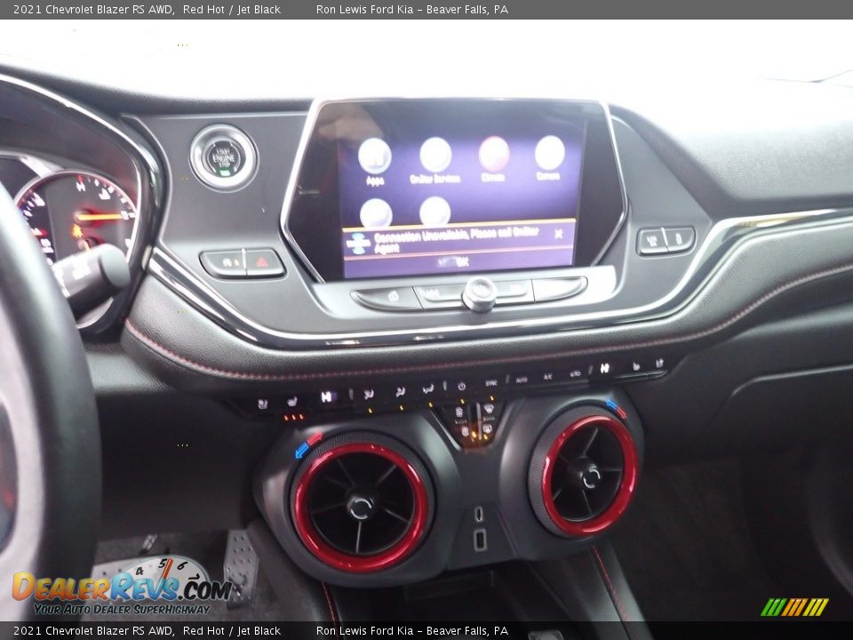 2021 Chevrolet Blazer RS AWD Red Hot / Jet Black Photo #16