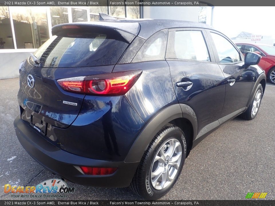 2021 Mazda CX-3 Sport AWD Eternal Blue Mica / Black Photo #2