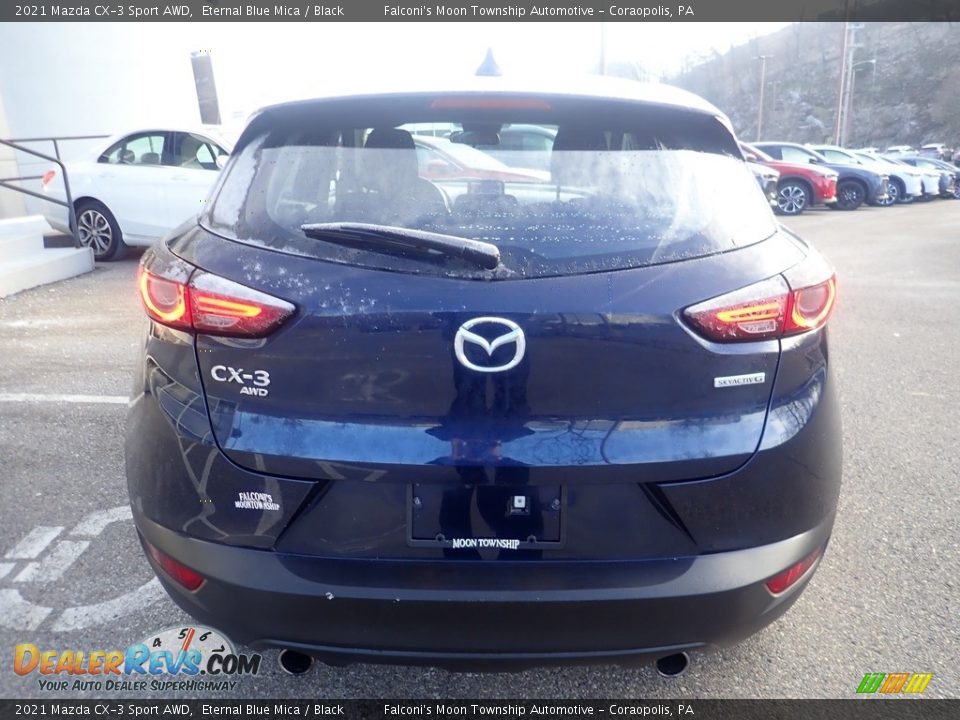 2021 Mazda CX-3 Sport AWD Eternal Blue Mica / Black Photo #3