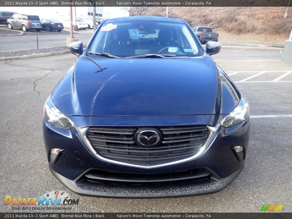 2021 Mazda CX-3 Sport AWD Eternal Blue Mica / Black Photo #8