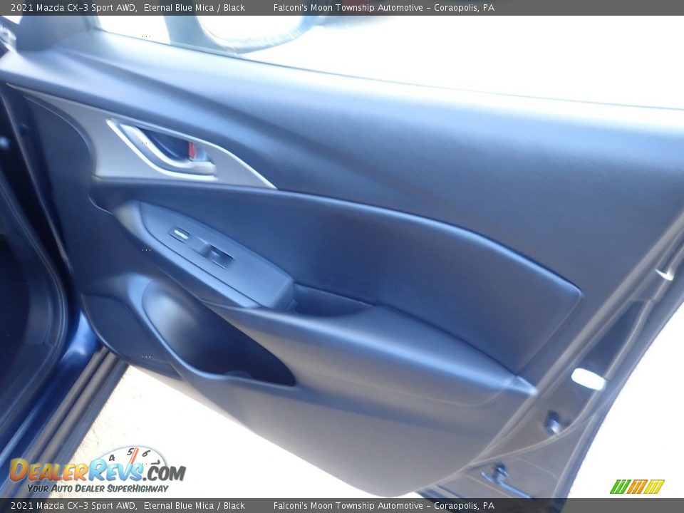 2021 Mazda CX-3 Sport AWD Eternal Blue Mica / Black Photo #14