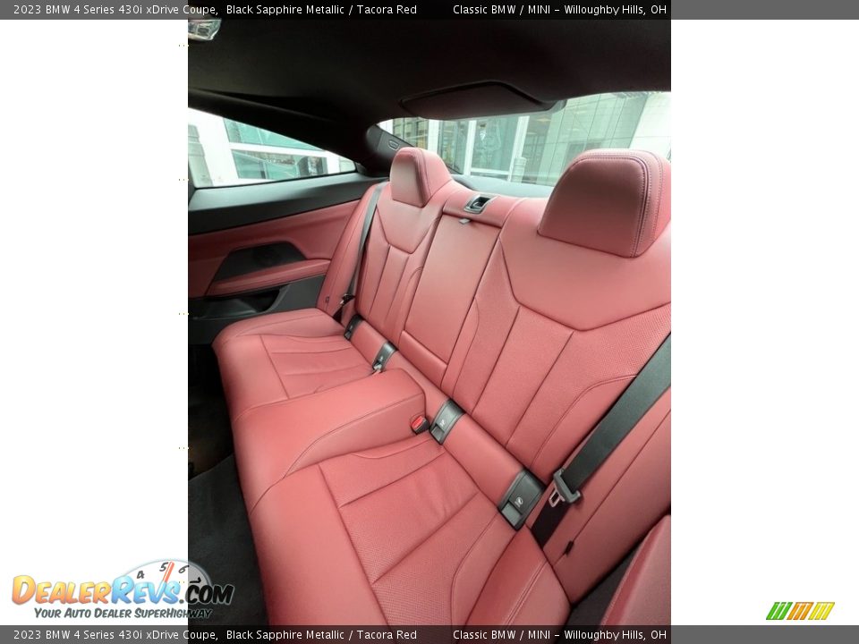 Rear Seat of 2023 BMW 4 Series 430i xDrive Coupe Photo #5