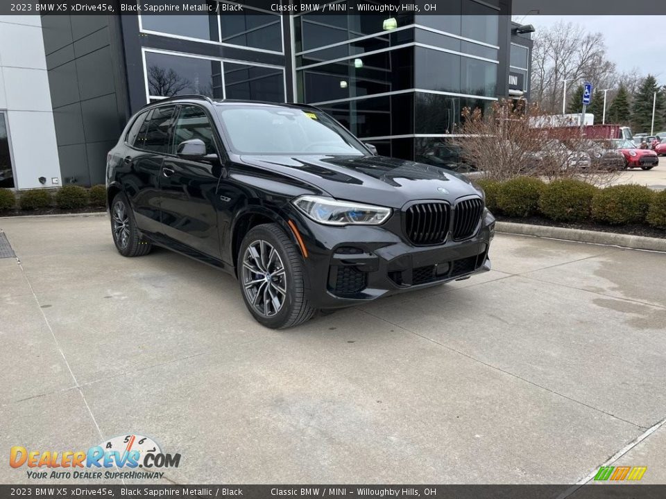 Black Sapphire Metallic 2023 BMW X5 xDrive45e Photo #1