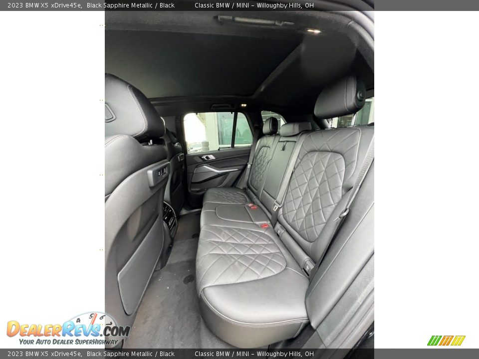 Rear Seat of 2023 BMW X5 xDrive45e Photo #4