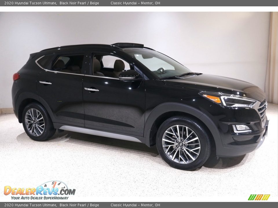 2020 Hyundai Tucson Ultimate Black Noir Pearl / Beige Photo #1