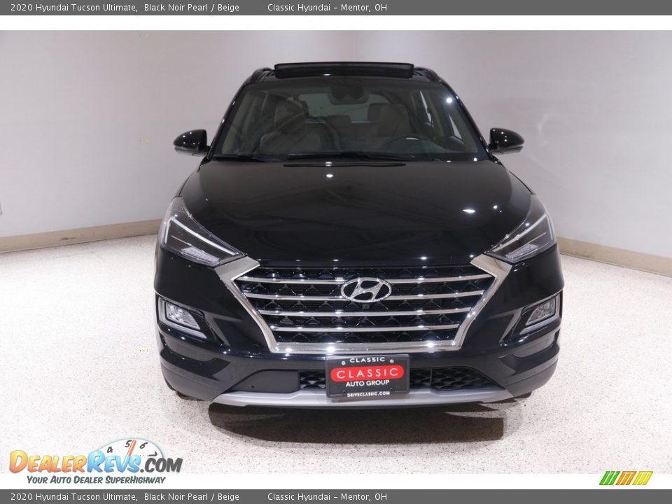2020 Hyundai Tucson Ultimate Black Noir Pearl / Beige Photo #2