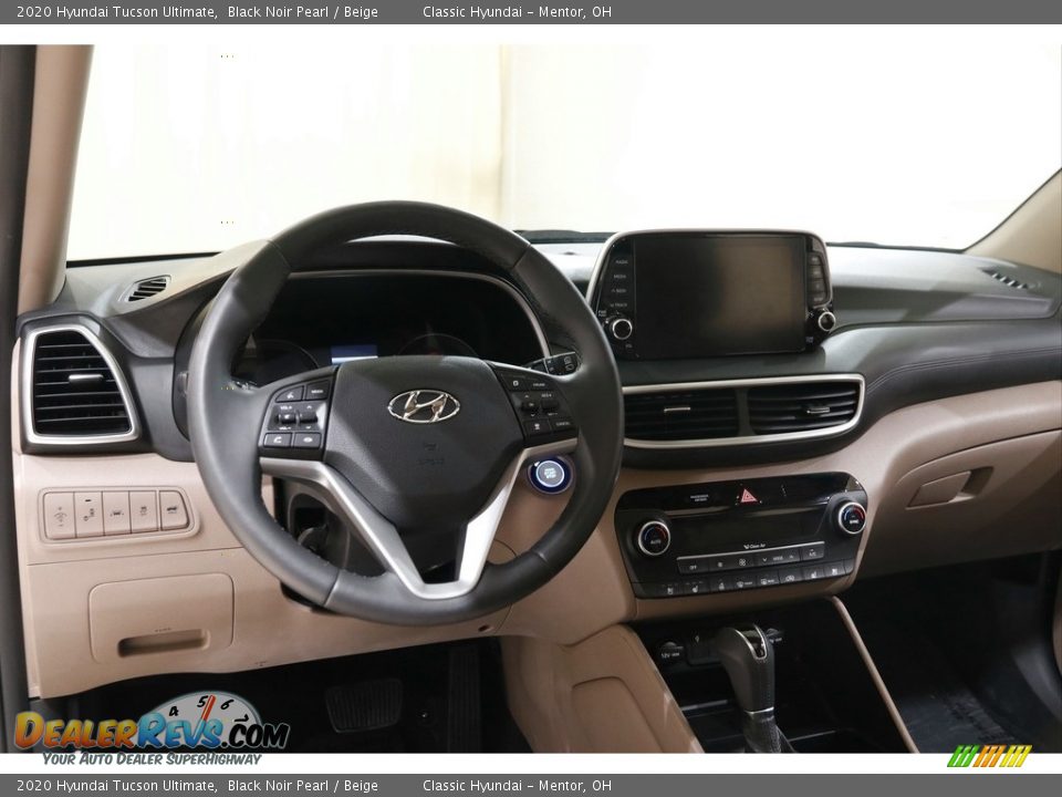 2020 Hyundai Tucson Ultimate Black Noir Pearl / Beige Photo #6