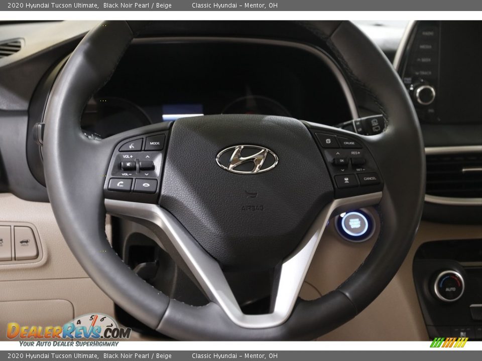 2020 Hyundai Tucson Ultimate Black Noir Pearl / Beige Photo #7