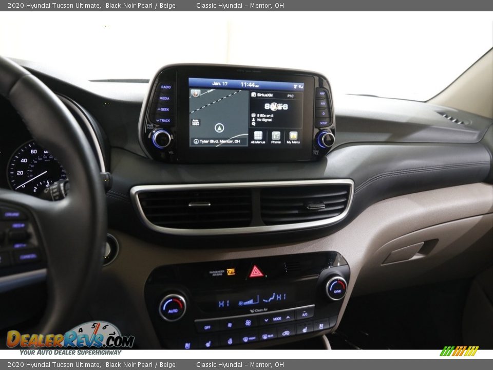 2020 Hyundai Tucson Ultimate Black Noir Pearl / Beige Photo #9