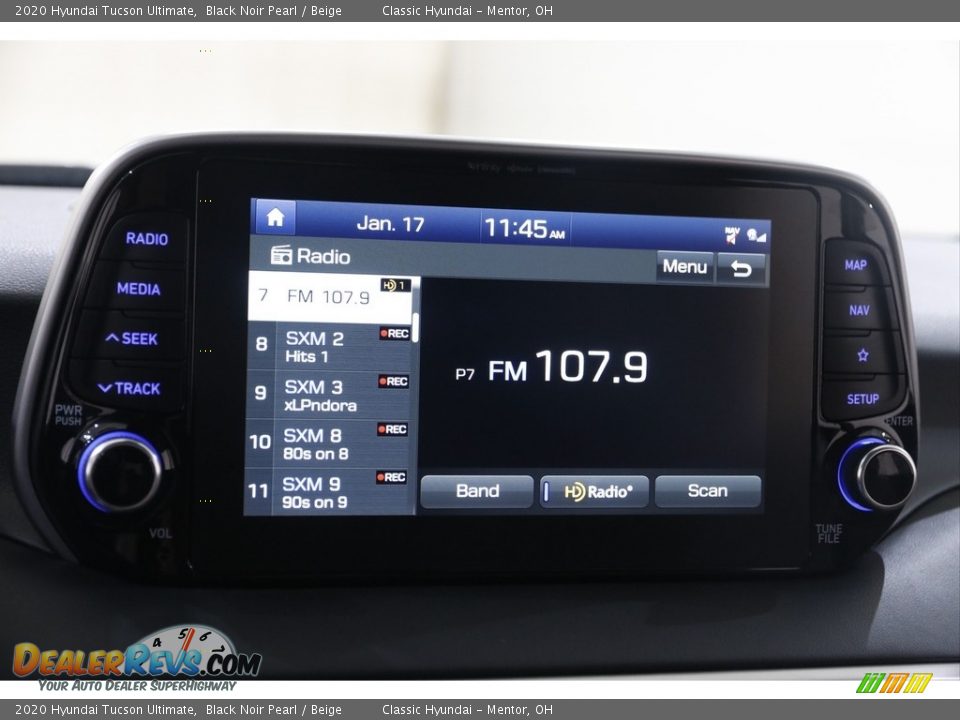 2020 Hyundai Tucson Ultimate Black Noir Pearl / Beige Photo #11