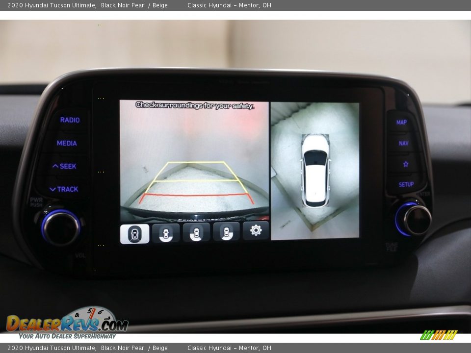 2020 Hyundai Tucson Ultimate Black Noir Pearl / Beige Photo #13