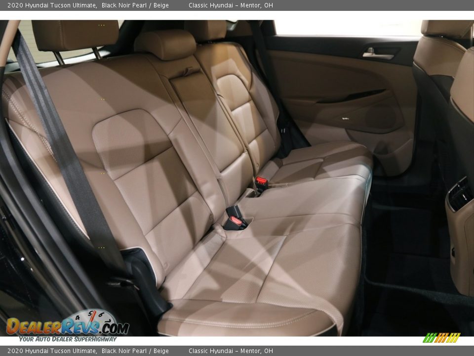 2020 Hyundai Tucson Ultimate Black Noir Pearl / Beige Photo #17