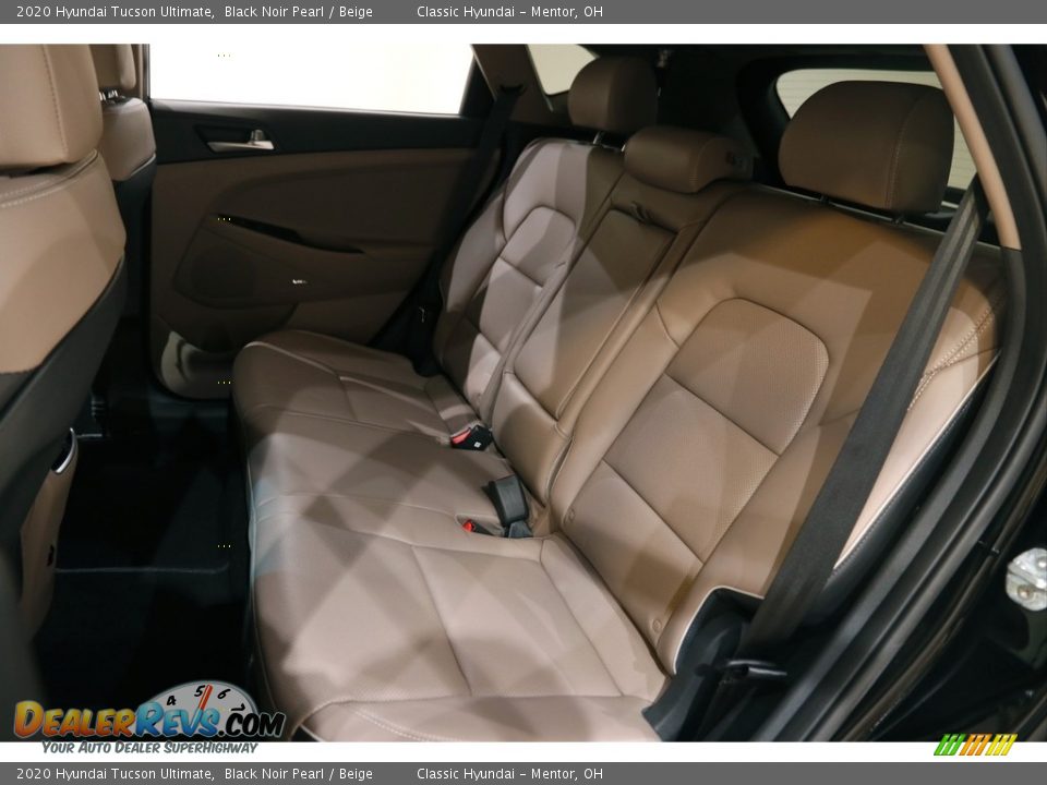 2020 Hyundai Tucson Ultimate Black Noir Pearl / Beige Photo #18