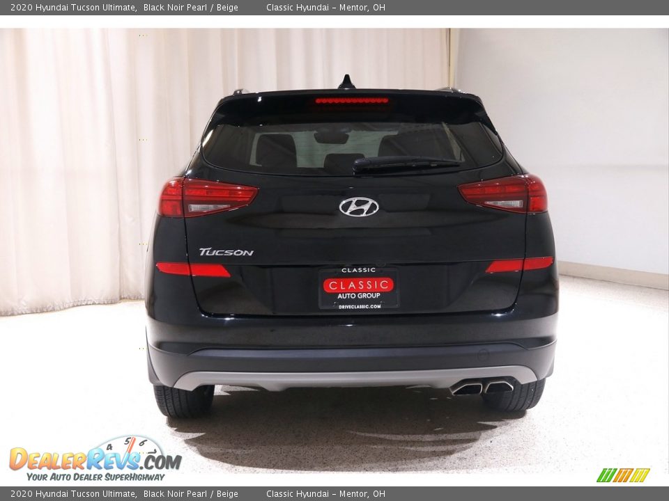 2020 Hyundai Tucson Ultimate Black Noir Pearl / Beige Photo #19