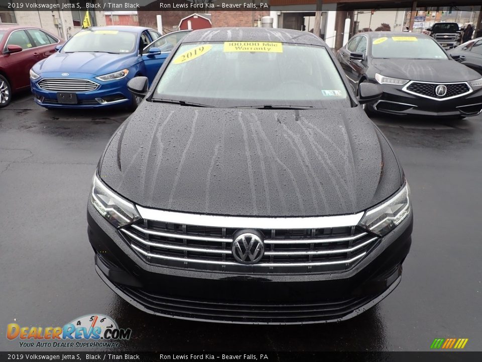 2019 Volkswagen Jetta S Black / Titan Black Photo #3