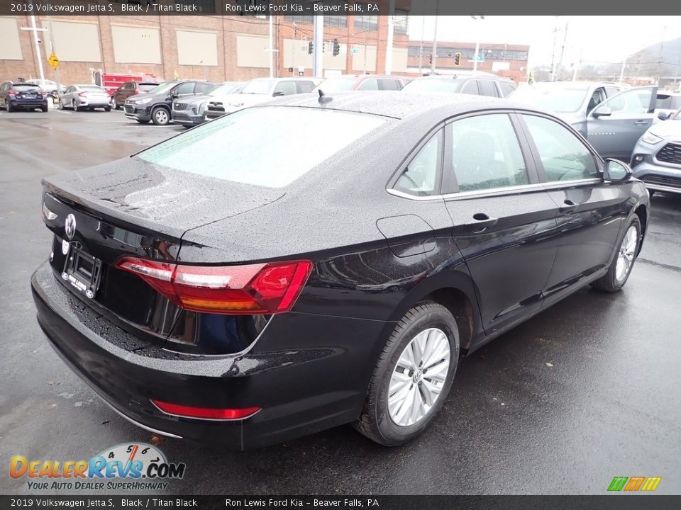 2019 Volkswagen Jetta S Black / Titan Black Photo #8