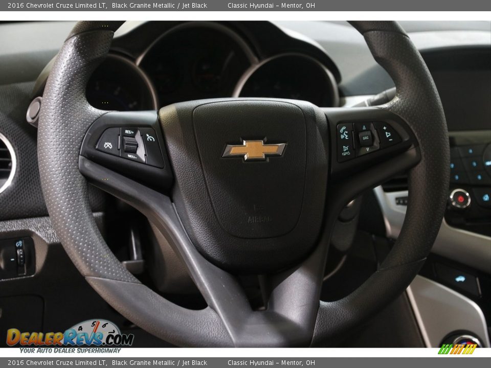 2016 Chevrolet Cruze Limited LT Black Granite Metallic / Jet Black Photo #7