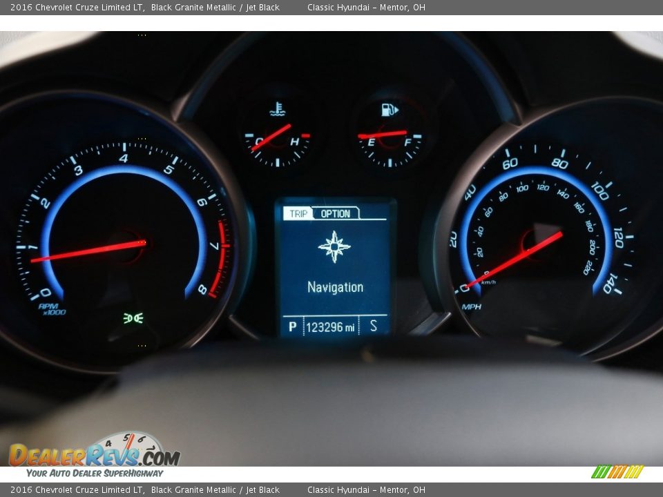 2016 Chevrolet Cruze Limited LT Black Granite Metallic / Jet Black Photo #8